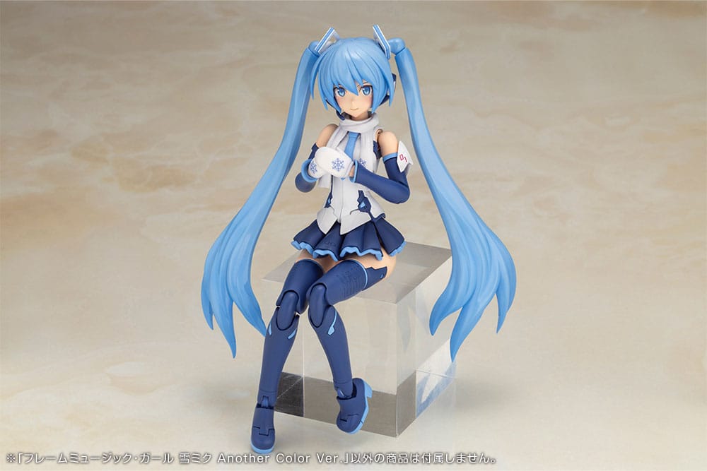Kotobukiya Frame Arms Girl Frame Music Girl X Hatsune Miku Snow Miku Another Color Ver. Plastic Model Kit