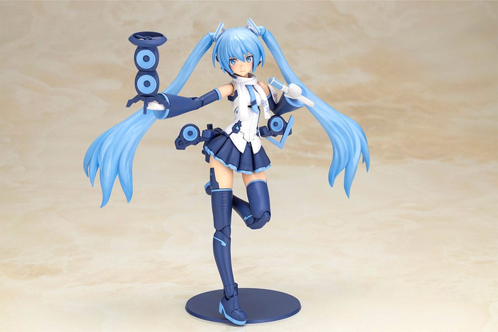 Kotobukiya Frame Arms Girl Frame Music Girl X Hatsune Miku Snow Miku Another Color Ver. Plastic Model Kit