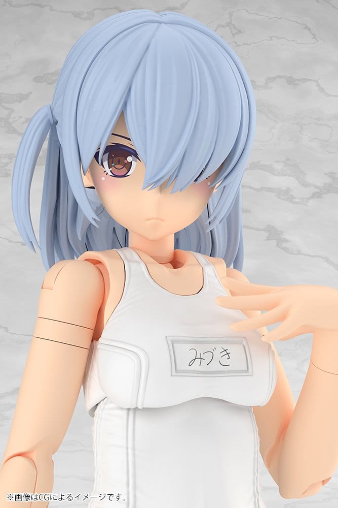 Kotobukiya Frame Arms Girl Mizuki School Swimsuits White Ver. Plastic Model Kit