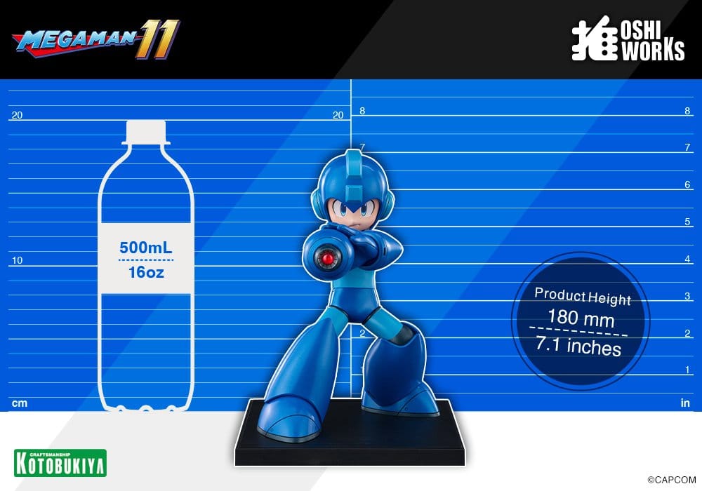 Kotobukiya Mega Man Oshi Works PVC Figur