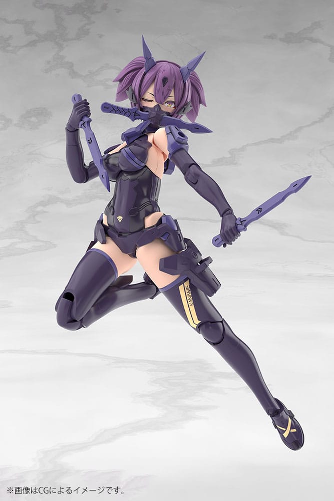 Kotobukiya Megami Device Asra Ninja Kaname Shadow Edition Full Package 1/1 Plastic Model Kit