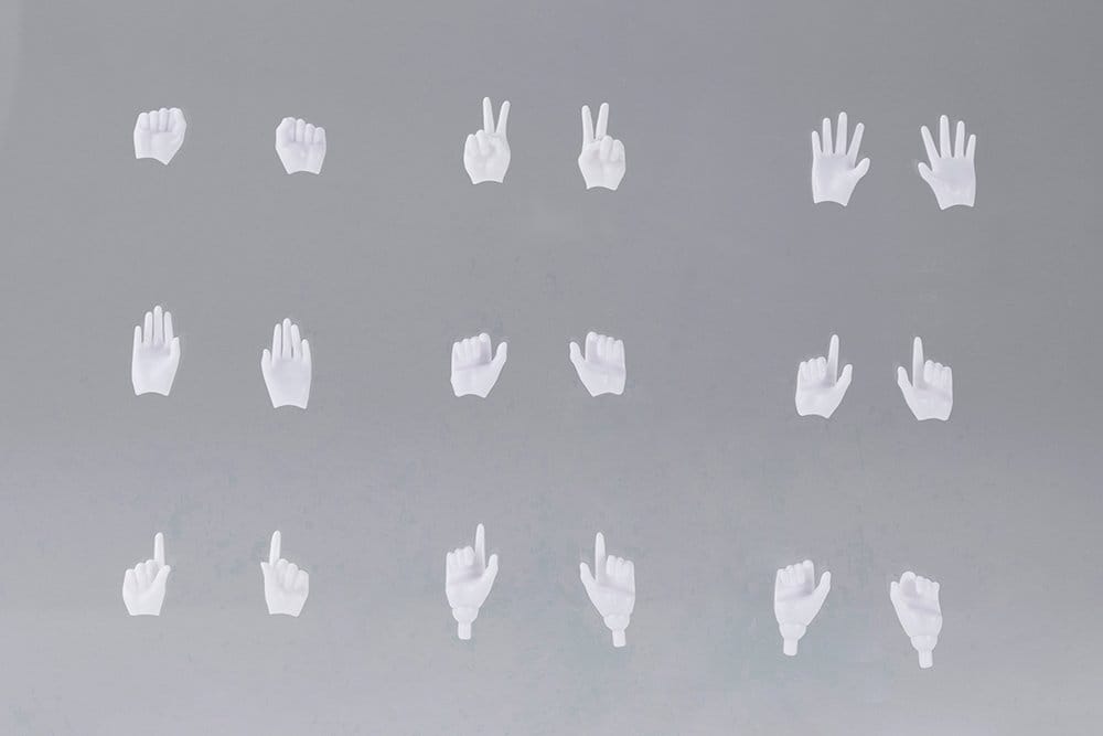 Kotobukiya Megami Device M.S.G. 09 Hand Set Skin Color White für Plastic Model Kits 1/1 Zubehör-Set