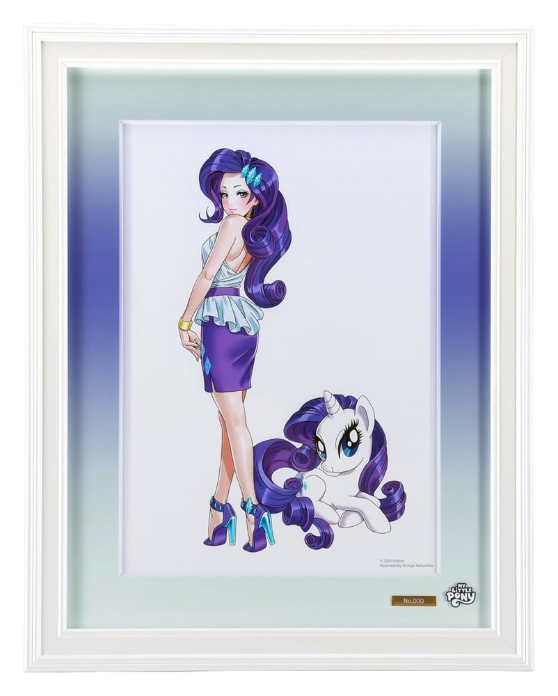Kotobukiya My Little Pony Bishoujo Rarity Chara Fine Graph Kunstdruck