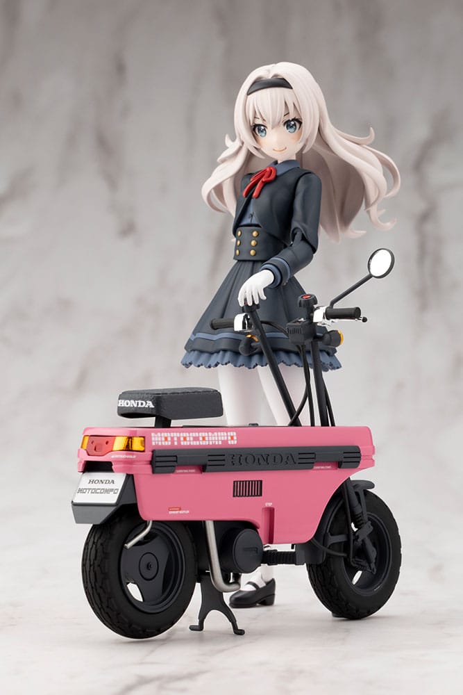 Kotobukiya Sousai Shojo Teien Emma Koishikawa Nocturne with Honda AB12 Motocompo 1/10 Plastic Model Kit