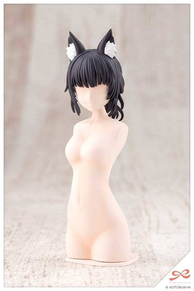 Kotobukiya Sousai Shojo Teien Fox Messy Bun Animal Ears Arranged Wigs Model Kit Zubehör-Set