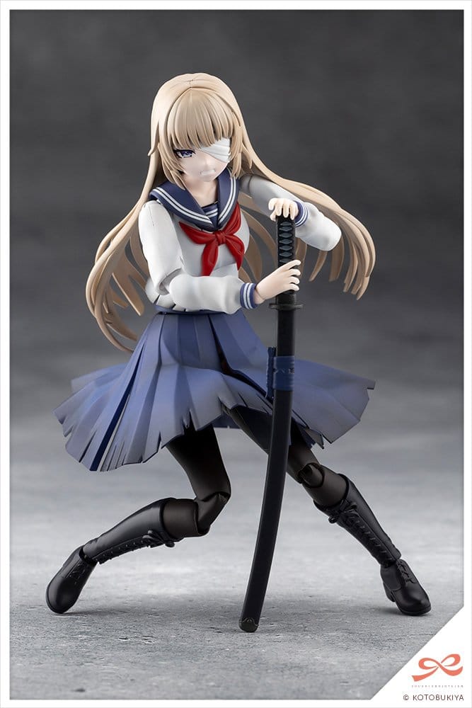 Kotobukiya Sousai Shojo Teien School Girl Emulation Kuon Yakushiji Maria Kagaribi Damage Ver. 1/10 Plastic Model Kit