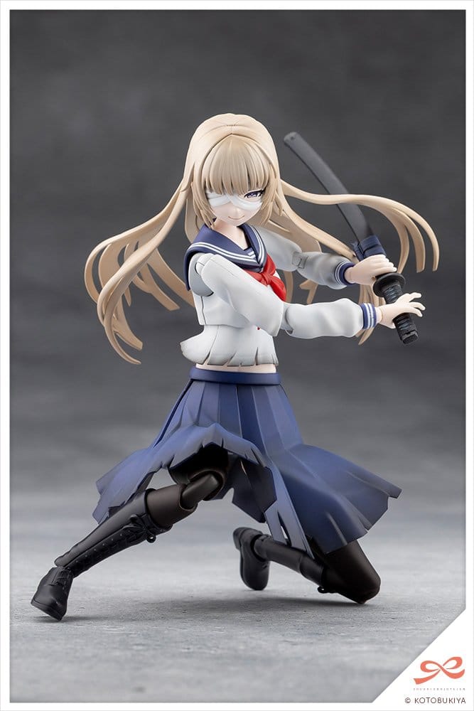 Kotobukiya Sousai Shojo Teien School Girl Emulation Kuon Yakushiji Maria Kagaribi Damage Ver. 1/10 Plastic Model Kit