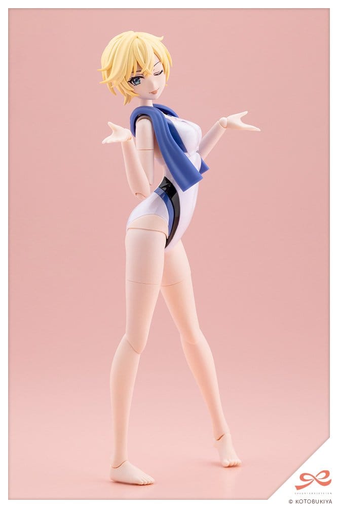 Kotobukiya Sousaishojoteien Rui Saotome Touou High School Competitive Swimsuit Dreaming Style White Dolphin 1/10