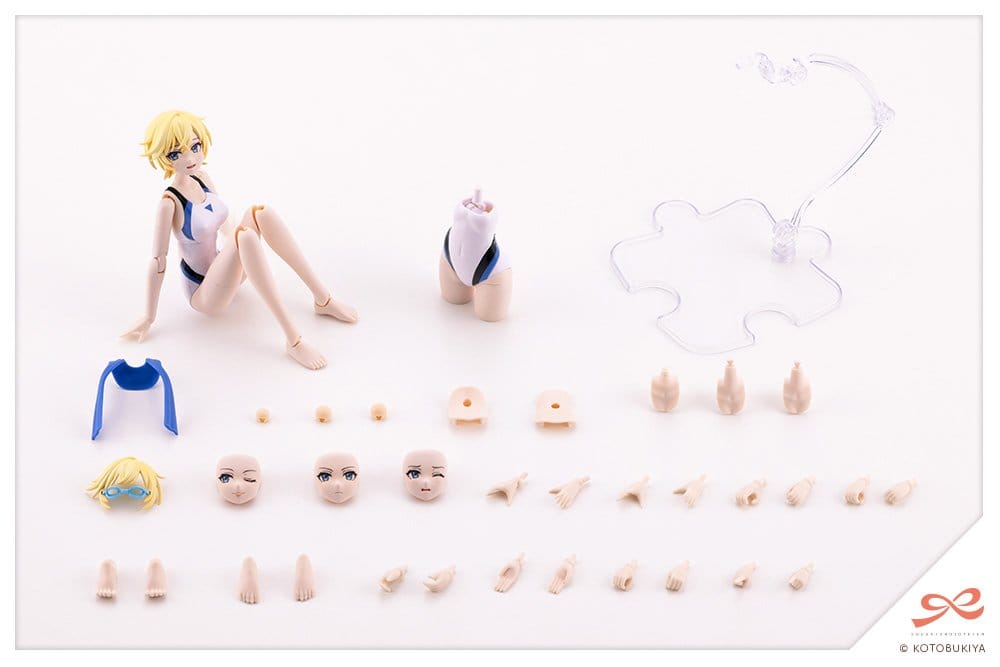 Kotobukiya Sousaishojoteien Rui Saotome Touou High School Competitive Swimsuit Dreaming Style White Dolphin 1/10