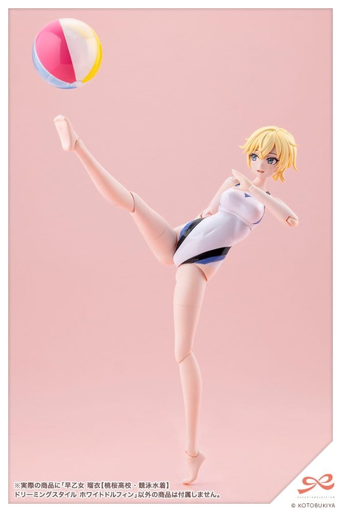 Kotobukiya Sousaishojoteien Rui Saotome Touou High School Competitive Swimsuit Dreaming Style White Dolphin 1/10
