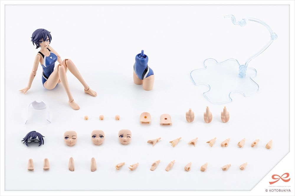 Kotobukiya Sousaishojoteien Rui Saotome Touou High School Competitive Swimsuit 1/10 Plastic Model Kit
