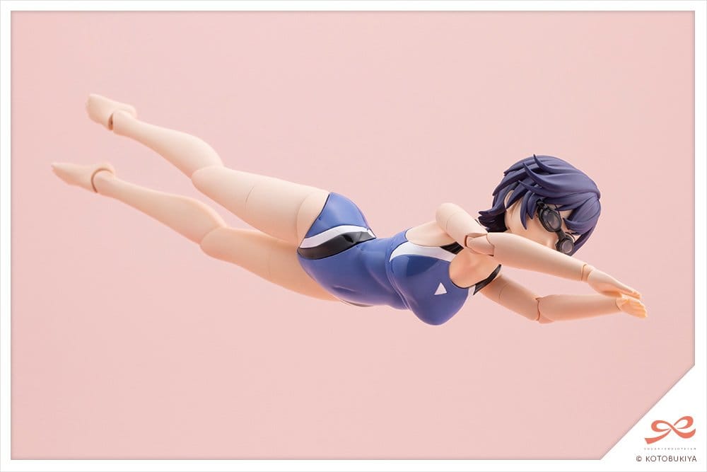 Kotobukiya Sousaishojoteien Rui Saotome Touou High School Competitive Swimsuit 1/10 Plastic Model Kit