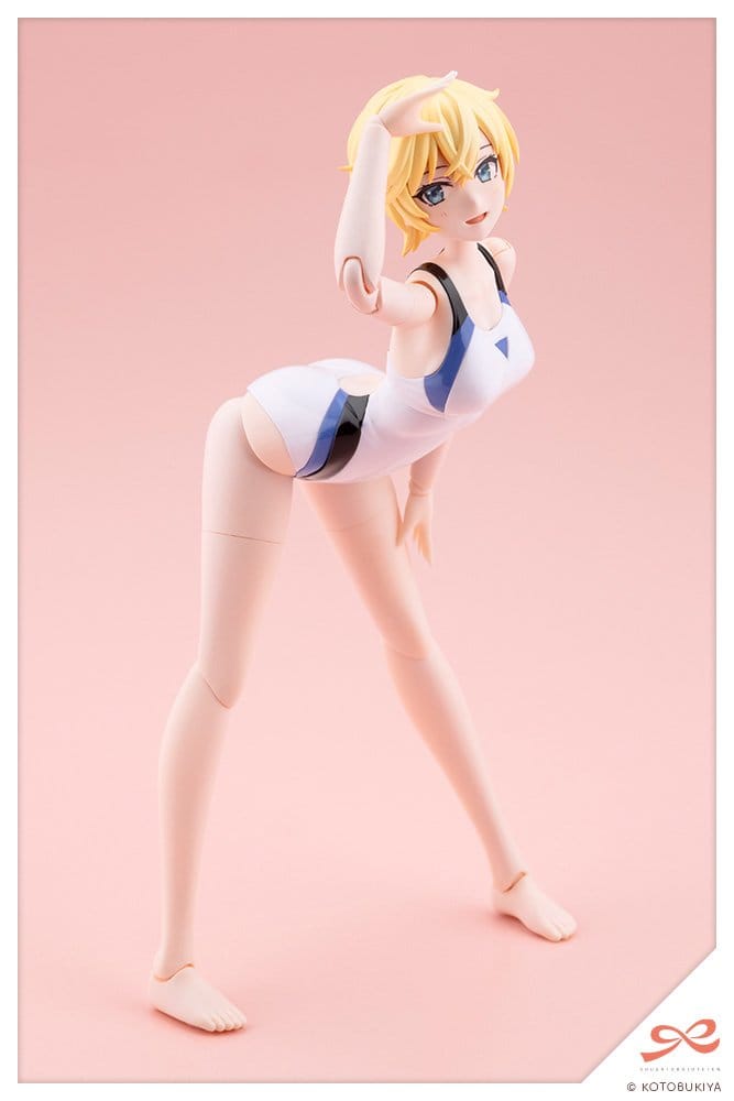 Kotobukiya Sousaishojoteien Rui Saotome Touou High School Competitive Swimsuit Dreaming Style White Dolphin 1/10