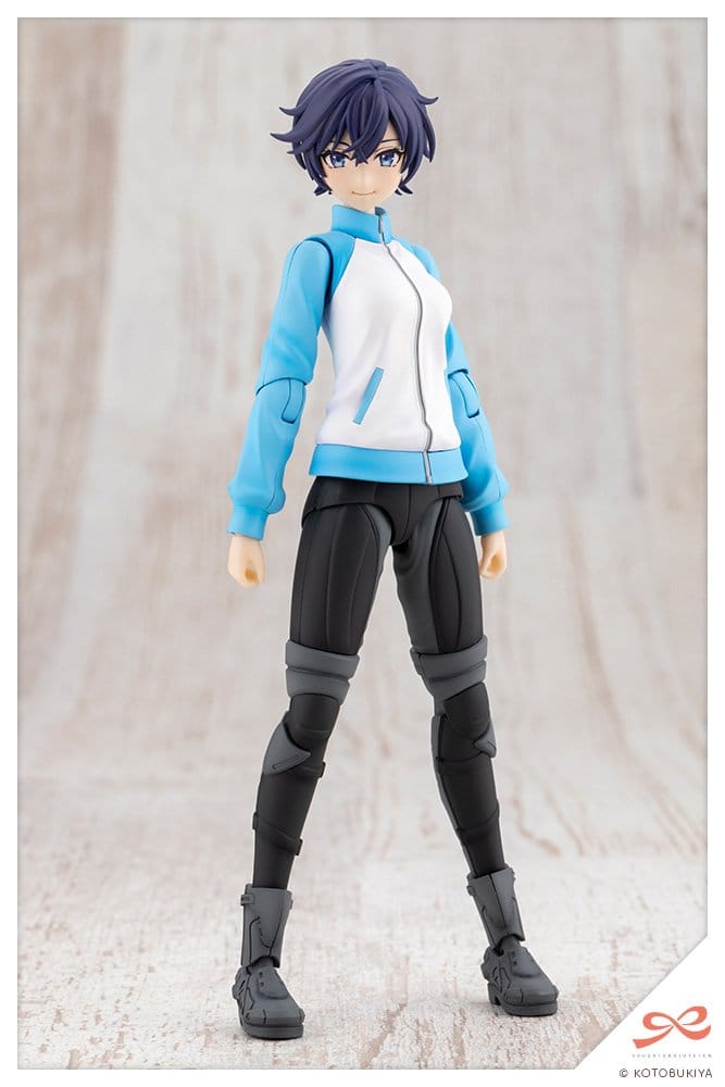 Kotobukiya Touhou Sousai Shojo Teien Rui Saotome High School Tracksuit 1/10 Plastic Model Kit