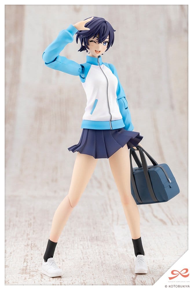 Kotobukiya Touhou Sousai Shojo Teien Rui Saotome High School Tracksuit 1/10 Plastic Model Kit