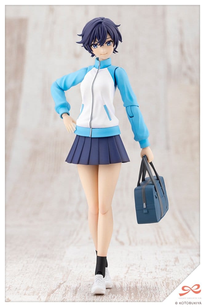Kotobukiya Touhou Sousai Shojo Teien Rui Saotome High School Tracksuit 1/10 Plastic Model Kit
