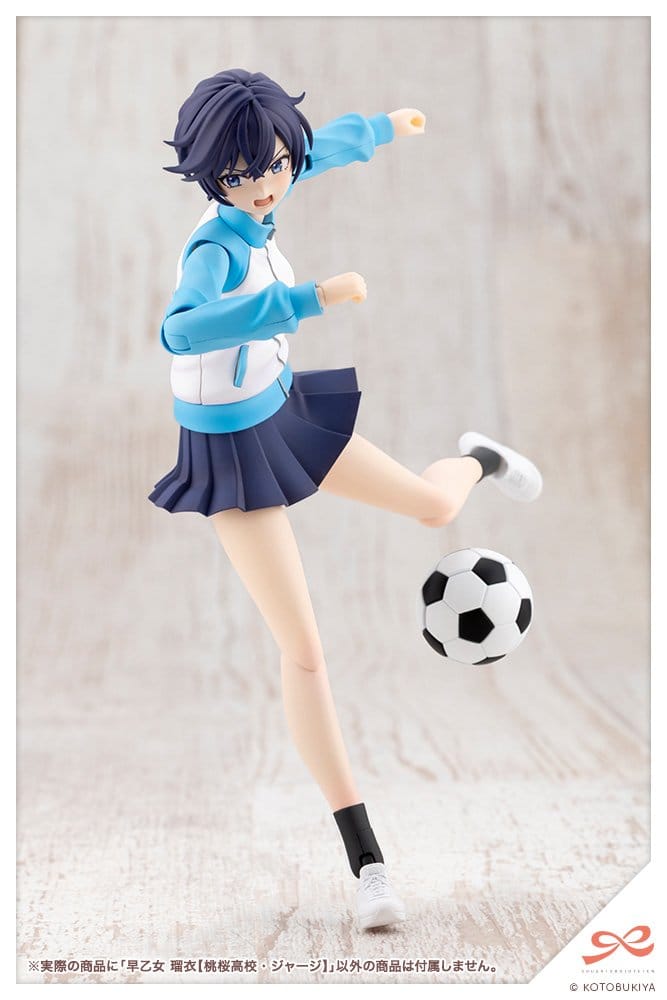 Kotobukiya Touhou Sousai Shojo Teien Rui Saotome High School Tracksuit 1/10 Plastic Model Kit