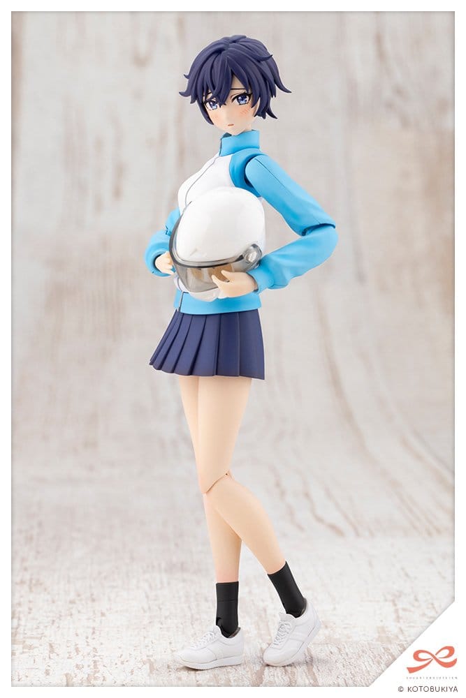 Kotobukiya Touhou Sousai Shojo Teien Rui Saotome High School Tracksuit 1/10 Plastic Model Kit