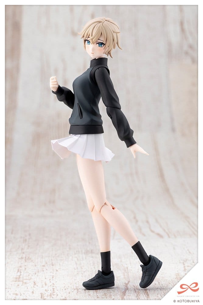 Kotobukiya Touhou Sousai Shojo Teien Rui Saotome Tracksuit Dreaming Style Midnight Onyx 1/10 Plastic Model Kit