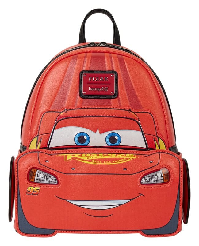 Loungefly Cars by Loungefly 20th Anniversary Lightning McQueen Metallic LightUp Mini Rucksack