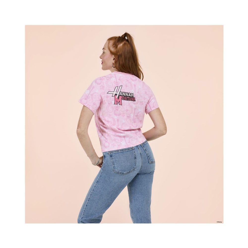 Loungefly Disney By Loungefly Hannah Montana Tee T-Shirt Unisex Shirred Hem Größe XXL