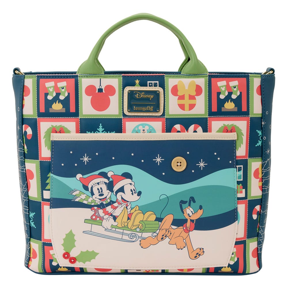 Loungefly Disney By Mickey And Minnie Holiday Loungefly Tragetasche