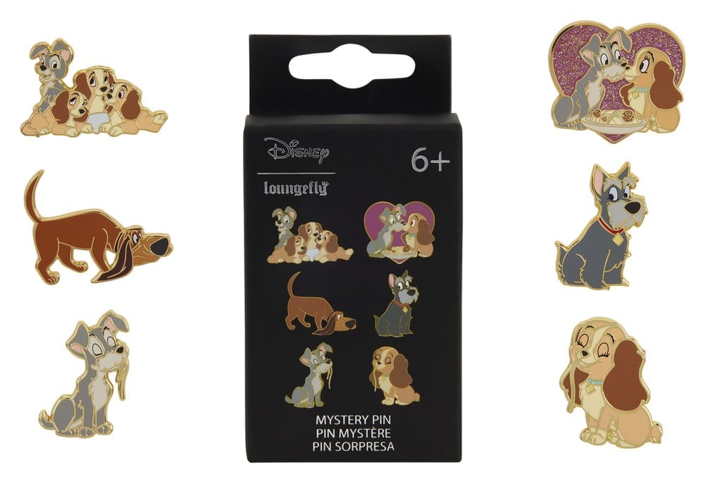 Loungefly Disney Lady and the Tramp Blind Display (12) by Loungefly Ansteck-Pins