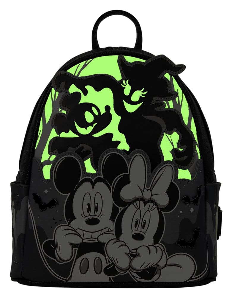 Loungefly Mickey & Minnie Ghost Light Up Glow by Loungefly Mini Rucksack