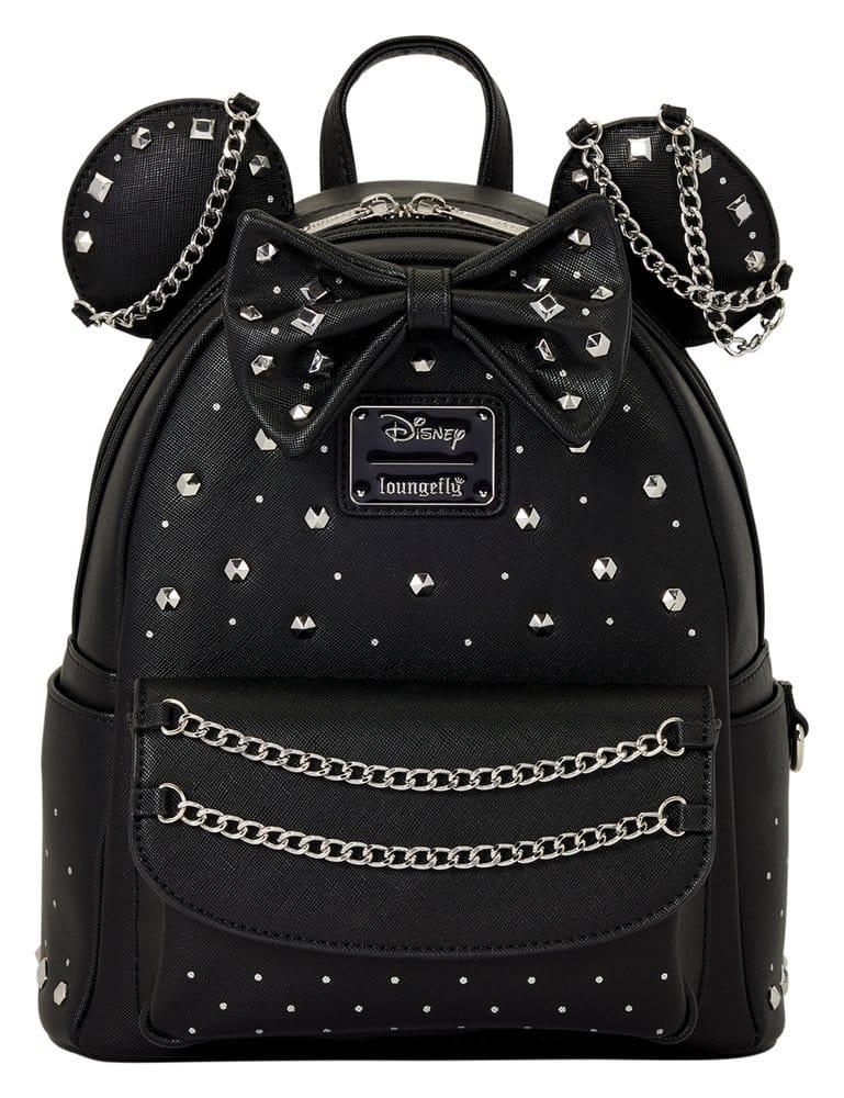 Loungefly Minnie Mouse Studs & Chains by Loungefly Mini Rucksack