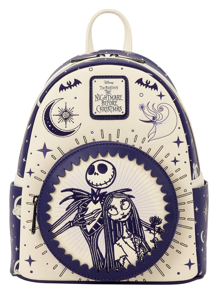 Loungefly Nightmare Before Christmas Jack Skellington Sally Night Sky Loungefly Mini Rucksack