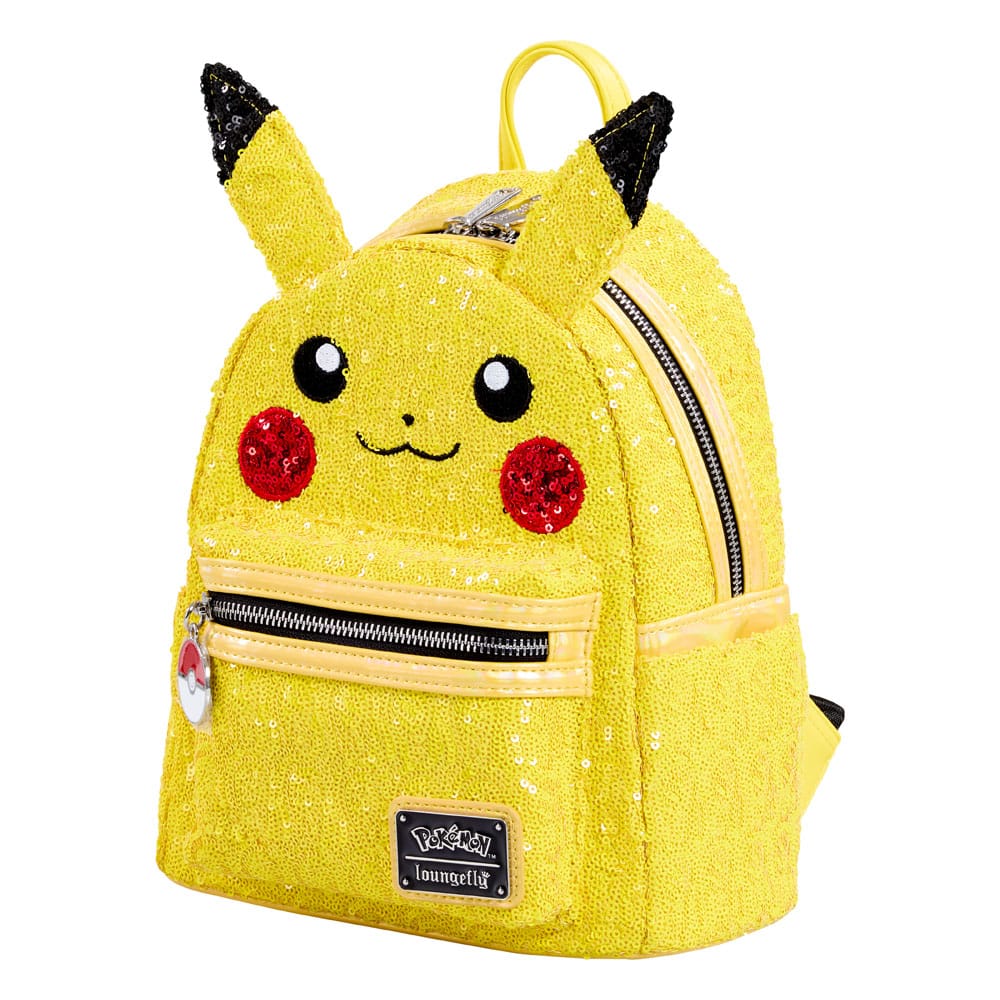 Loungefly Pokemon World 1-1 Sequin Pikachu Cosplay by Loungefly Mini Rucksack