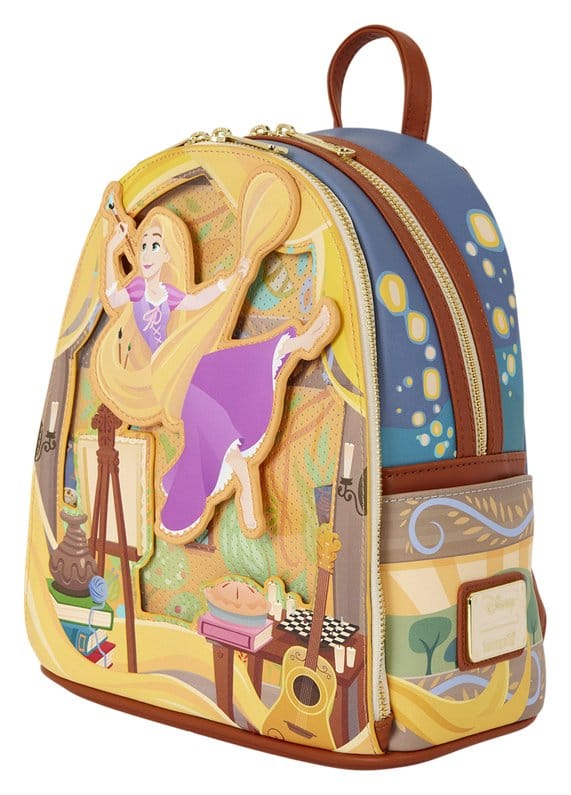 Loungefly Rapunzel Neu verföhnt Rapunzel Painting By Loungefly Mini Rucksack