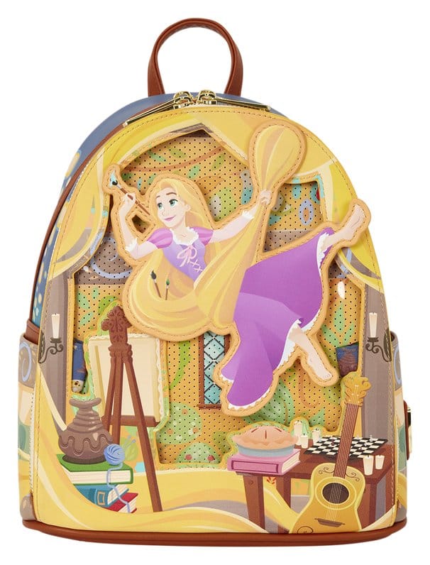 Loungefly Rapunzel Neu verföhnt Rapunzel Painting By Loungefly Mini Rucksack