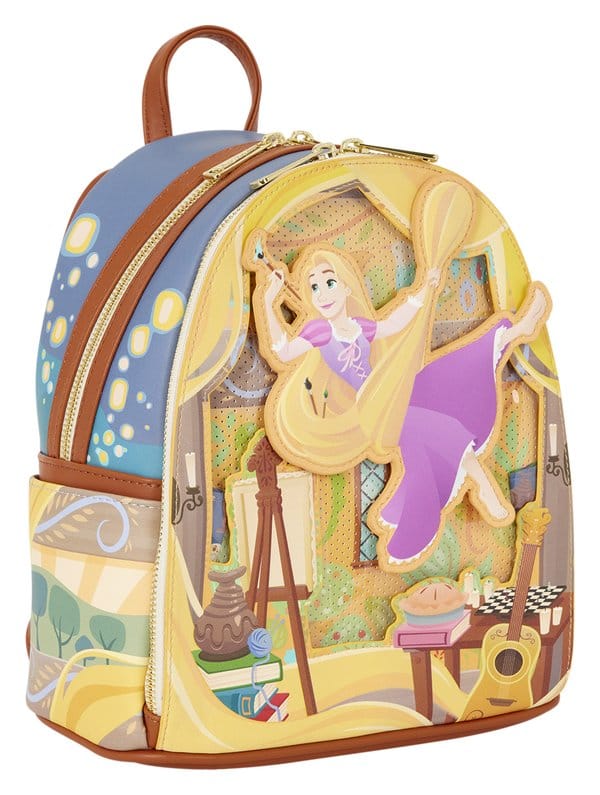 Loungefly Rapunzel Neu verföhnt Rapunzel Painting By Loungefly Mini Rucksack