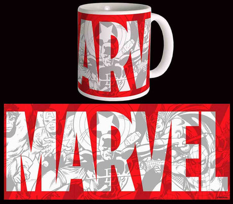 Marvel Comics Big Logo Tasse