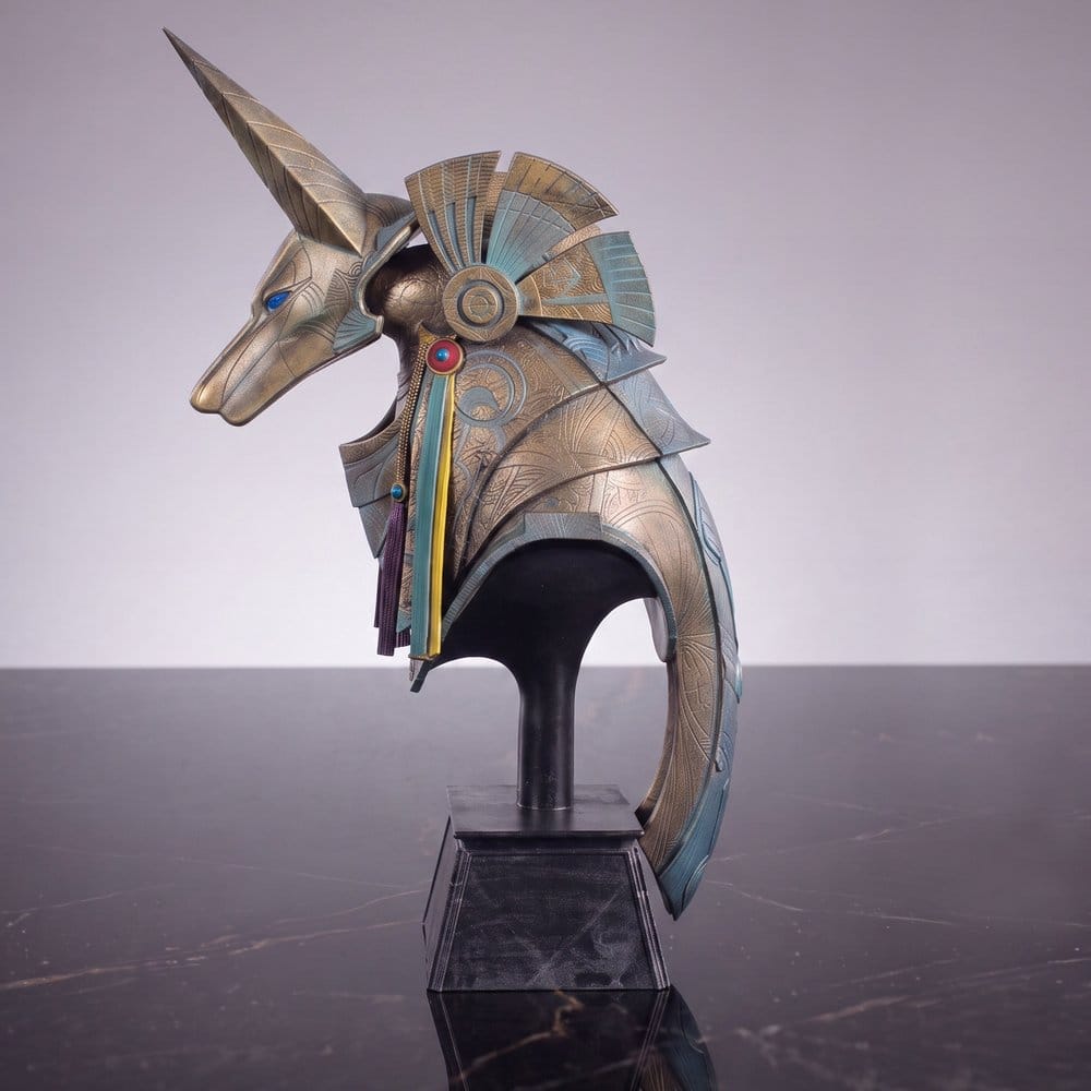 Master Replicas Stargate Anubis Jackal Guard Helmet Desktop Helm-Replik Replica