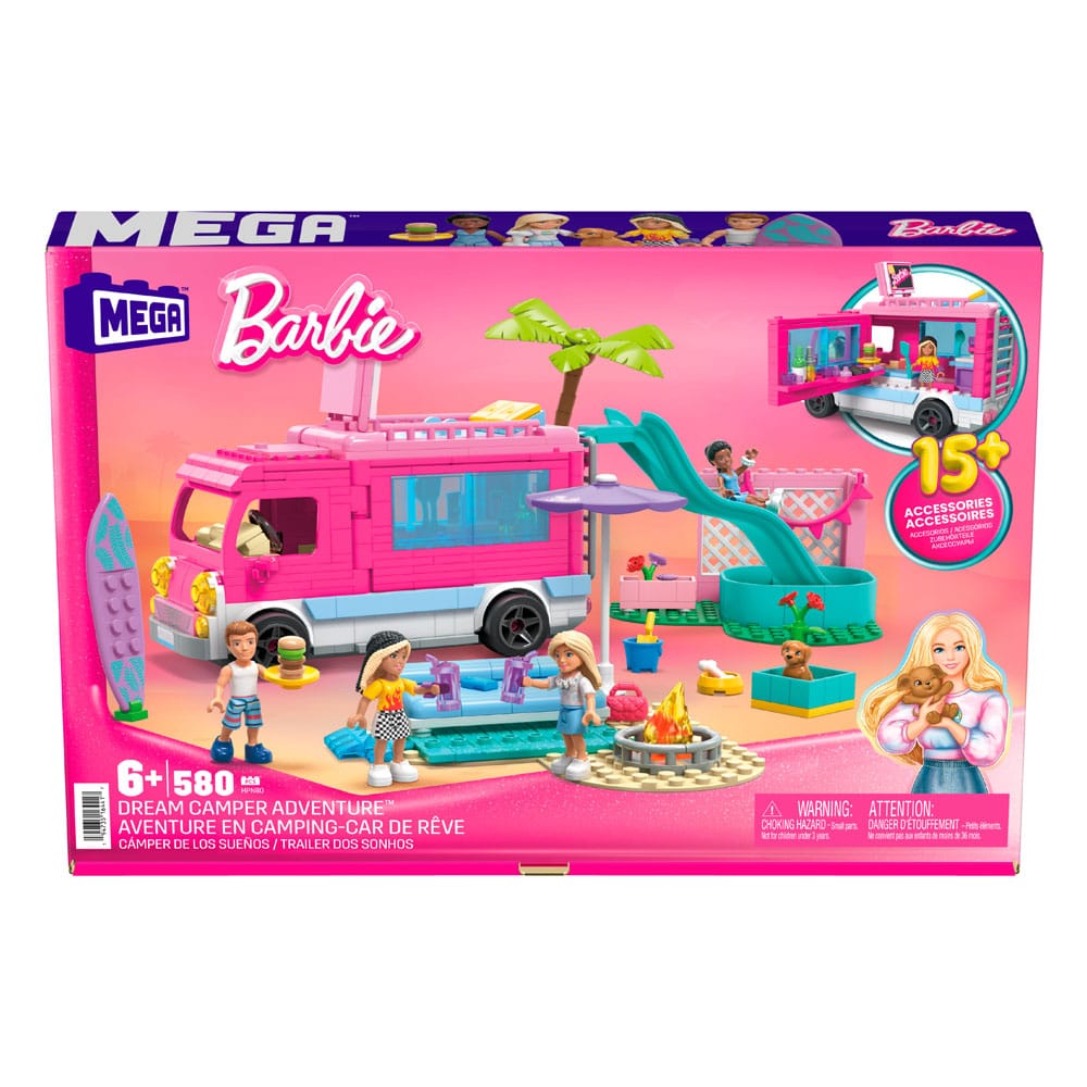 Mattel Barbie MEGA Abenteuer mit dem Traumwohnmobil Bauset