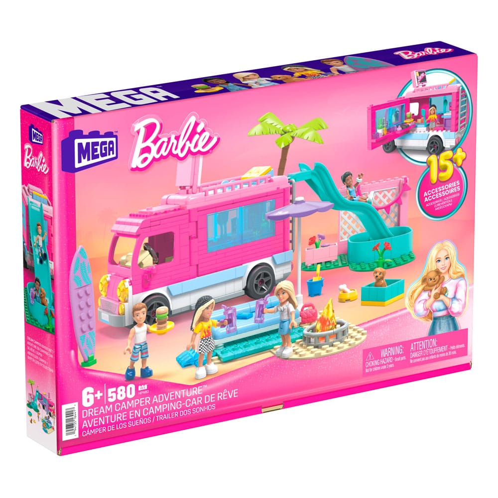Mattel Barbie MEGA Abenteuer mit dem Traumwohnmobil Bauset