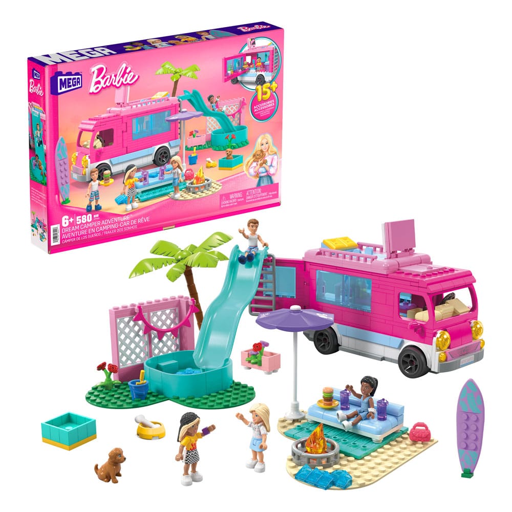 Mattel Barbie MEGA Abenteuer mit dem Traumwohnmobil Bauset