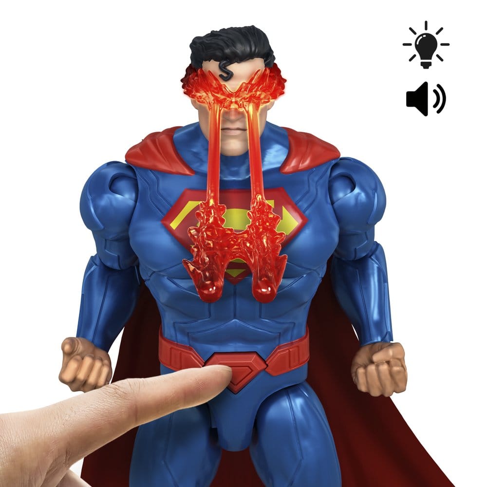 Mattel DC Premier Superman Heat Vision mit Sound & Licht Actionfigur