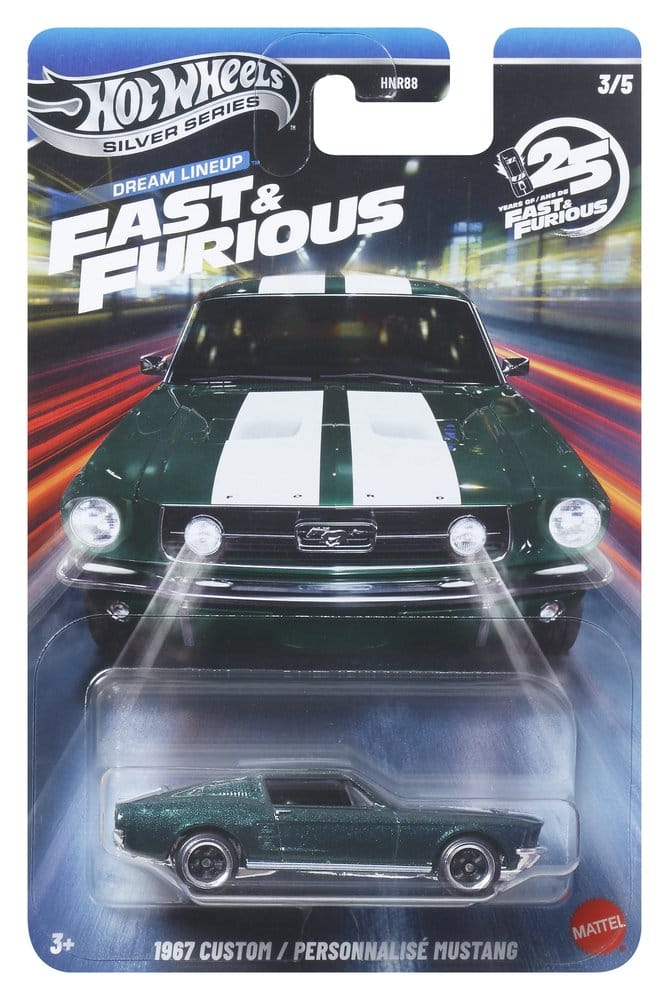 Mattel Fast & Furious Hot Wheels Silver Series Die-Cast 1/64 979N Sortiment (24)