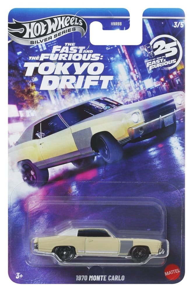 Mattel Fast & Furious Hot Wheels Tokyo Drift Silver Series 1/64 Die-Cast Fahrzeuge