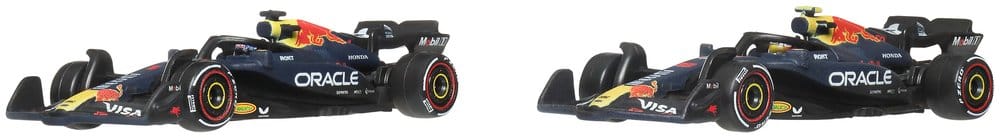 Mattel Formel 1 Hot Wheels Oracle Red Bull Racing Premium 1/64 Die-Cast Fahrzeuge 2er-Pack