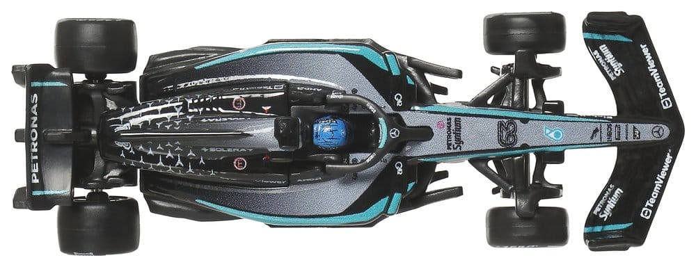 Mattel Formel 1 Hot Wheels Team Mercedes-AMG PETRONAS Premium 1/64 Die-Cast Fahrzeuge 2er-Pack