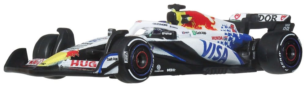 Mattel Formel 1 Hot Wheels Visa Cash App Racing Bulls F1 Team Premium Die-Cast 1/64 Fahrzeug