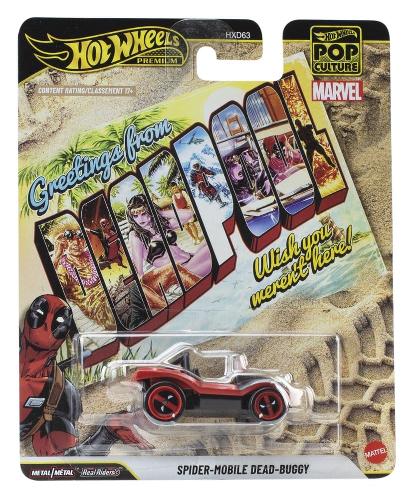 Mattel Hot Wheels Pop Culture 979Q Premium Die-Cast 1/64 Fahrzeuge Sortiment (10)