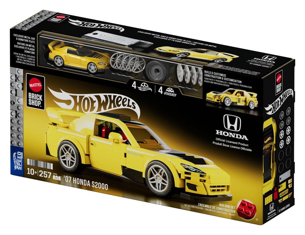 Mattel Hot Wheels Speed Series ’07 Honda S2000 Mattel Brick Shop 1/32 Bauset