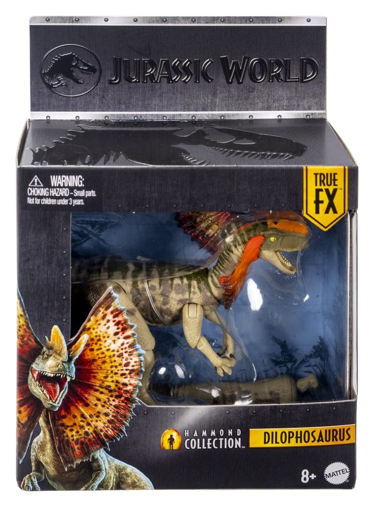 Mattel Jurassic World Die Wiedergeburt Dilophosaurus Hammond Collection Actionfigur