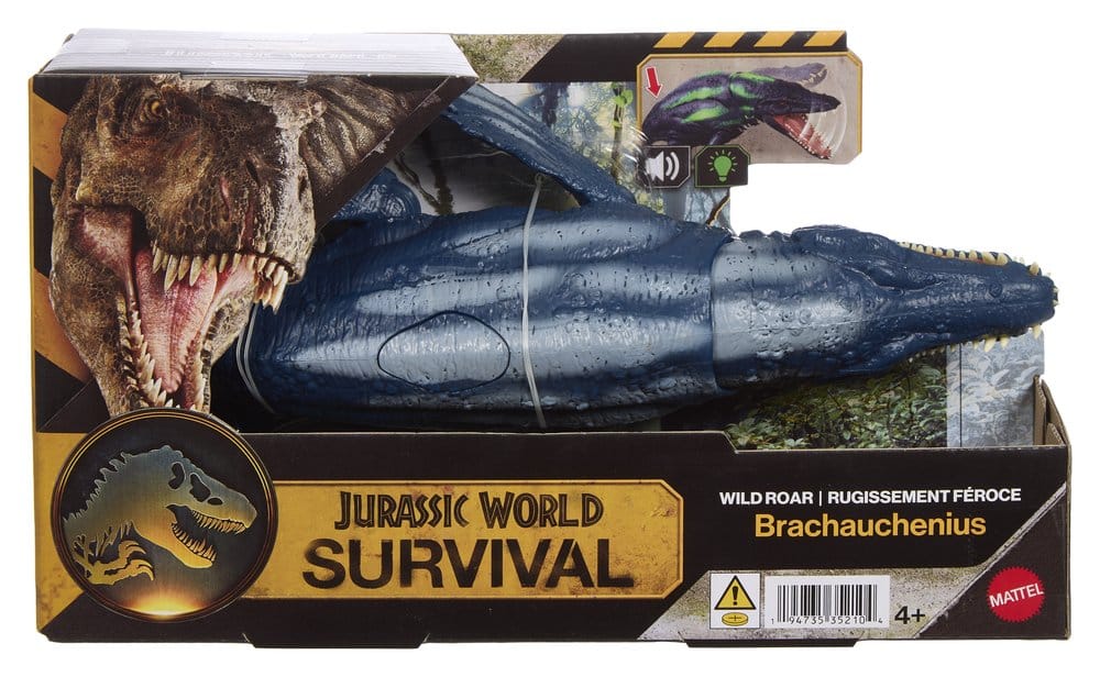 Mattel Jurassic World Survival Brachauchenius Wild Roar Actionfigur
