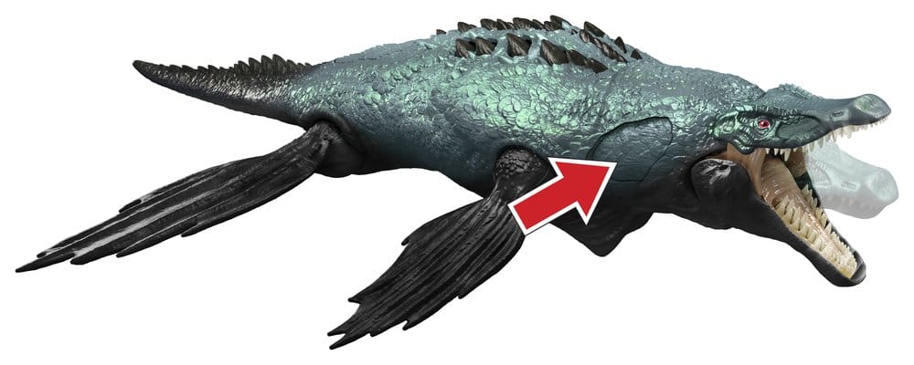 Mattel Jurassic World Survival Liopleurodon Gigantic Thrashers Actionfigur